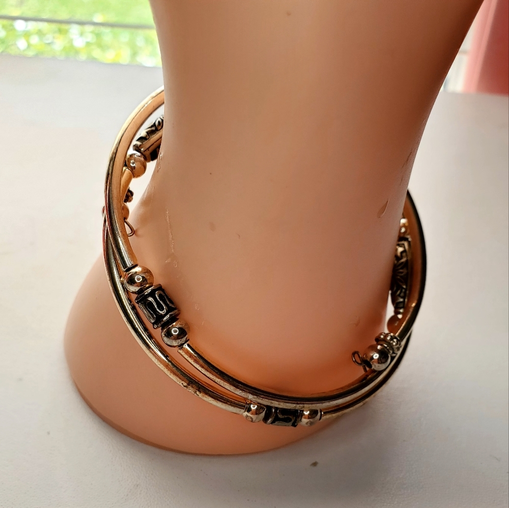 Sterling Wrap-Around Bangle - Picture 3 of 6